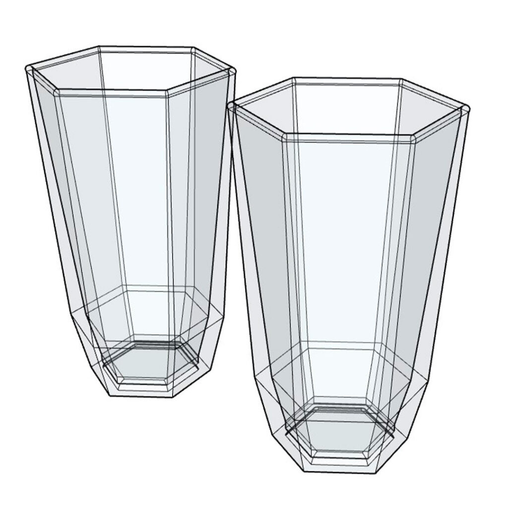 vasos de vidrio